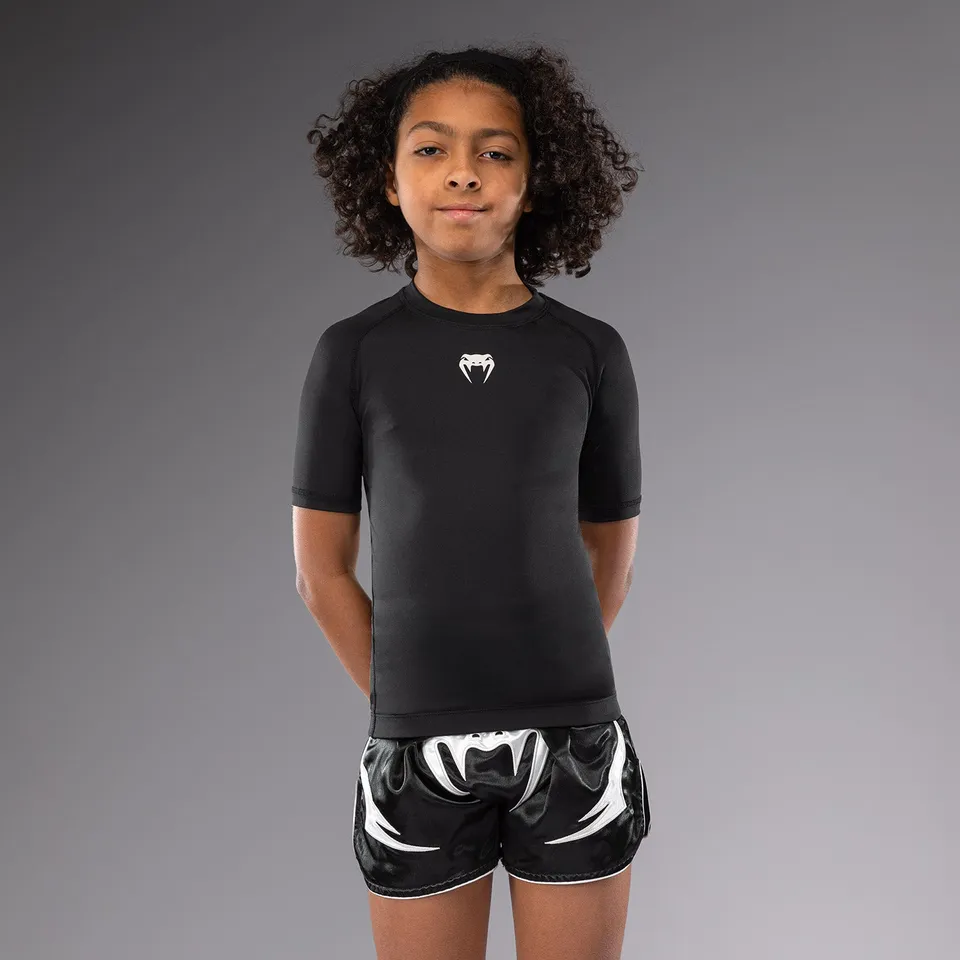 venum-contender-kinder-kurzarm-rashguard-schwarz image 1