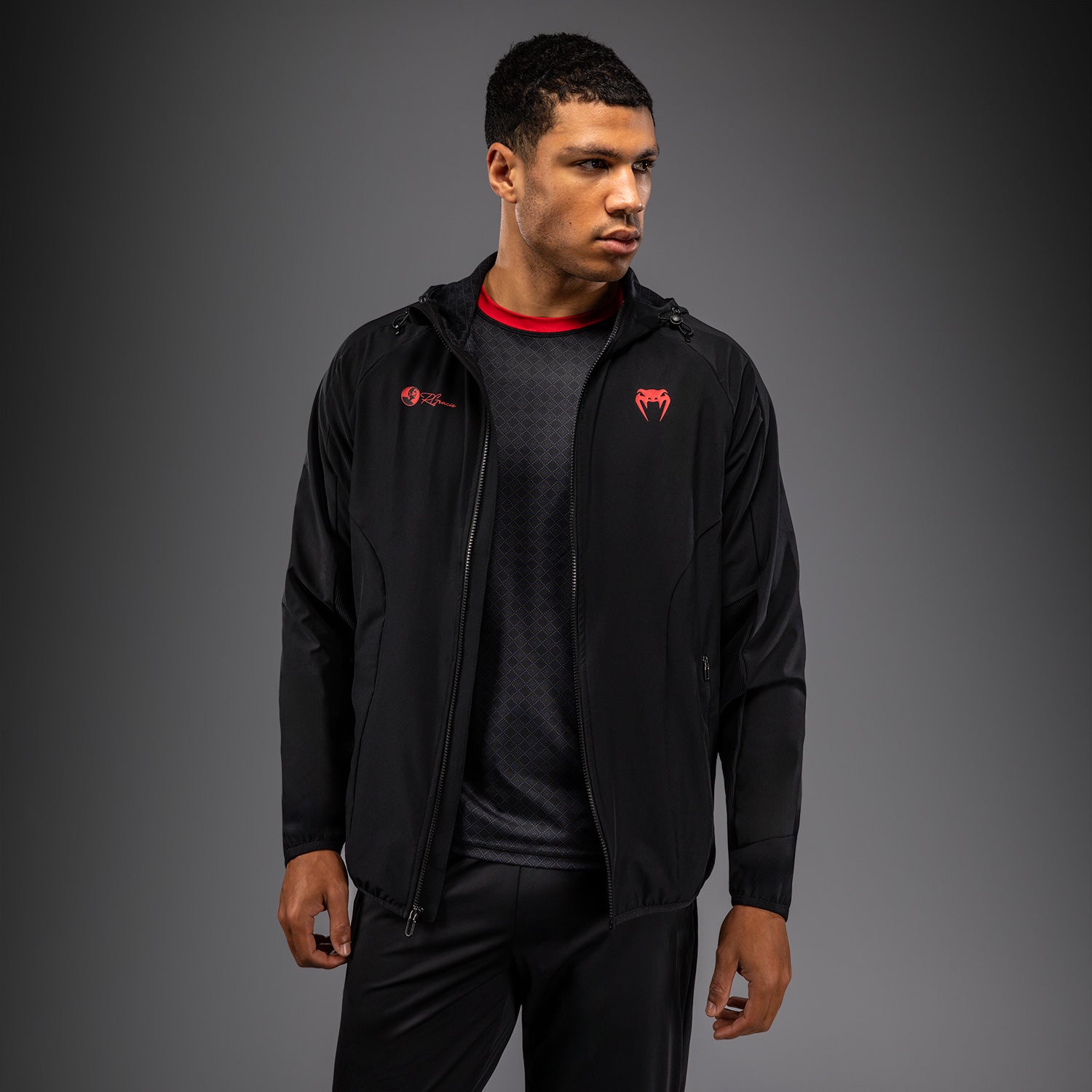 venum-x-roger-gracie-signature-trackjacke-herren-schwarz-rot image 4
