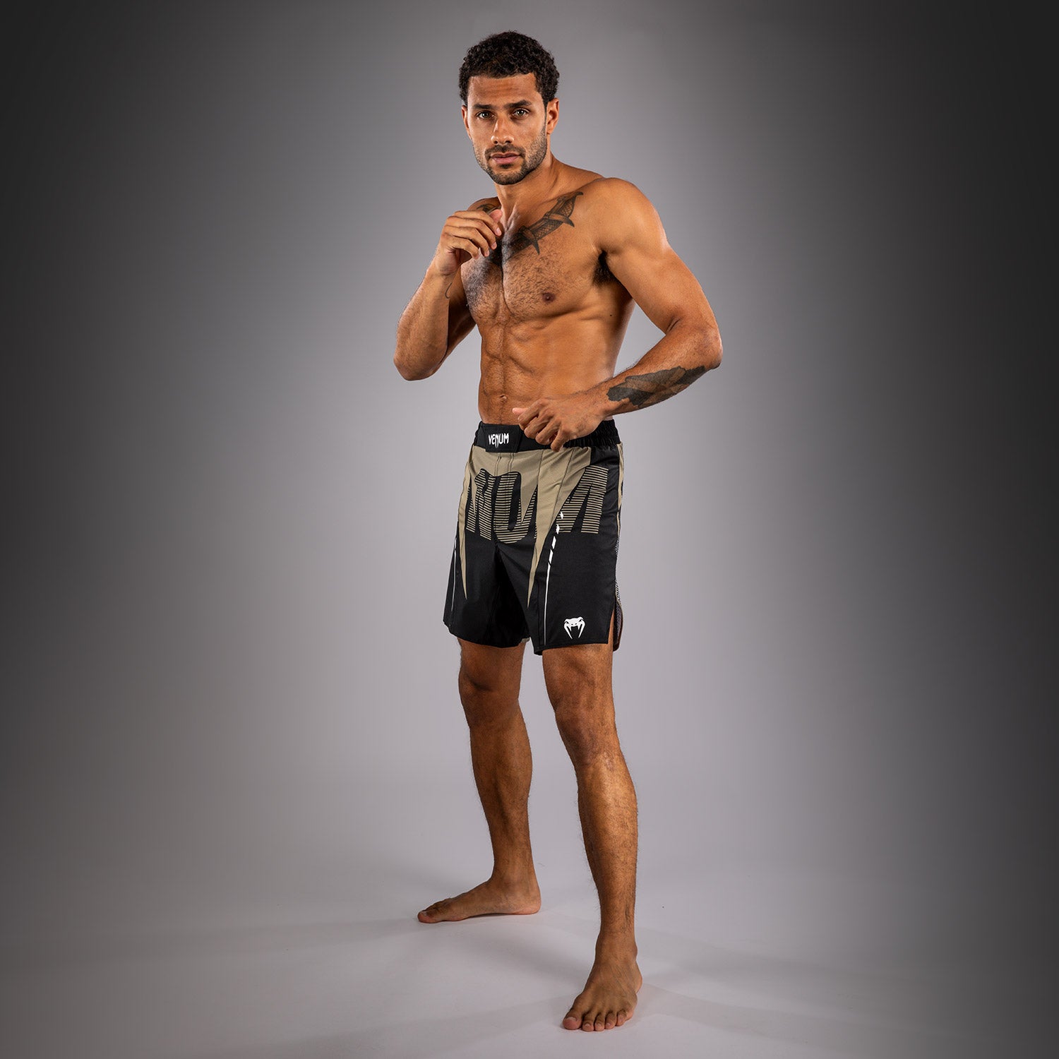 venum-adrenaline-kampfshorts-schwarz-sand image 6