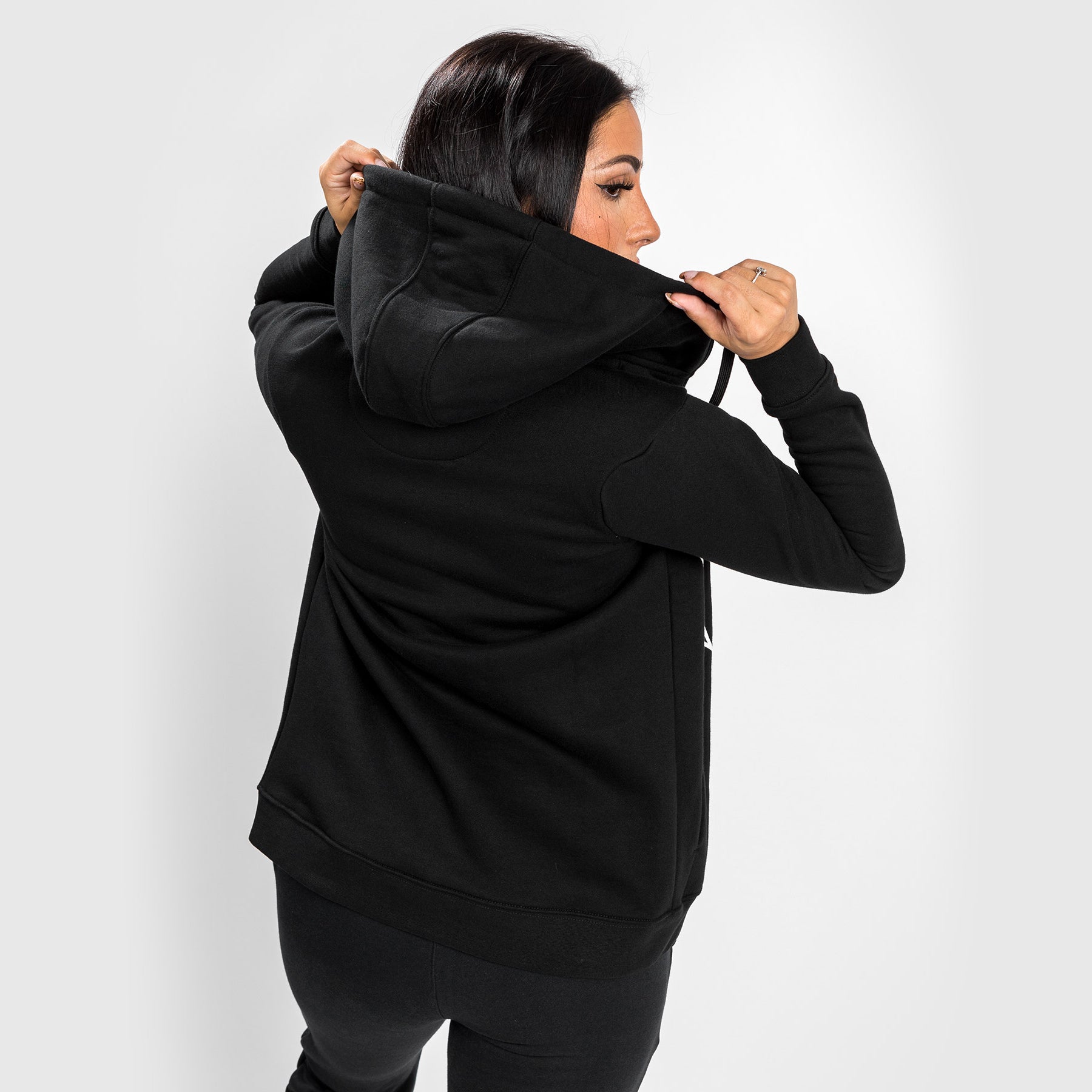 ufc-venum-fight-night-2-0-replica-damen-full-zip-hoodie-schwarz image 6