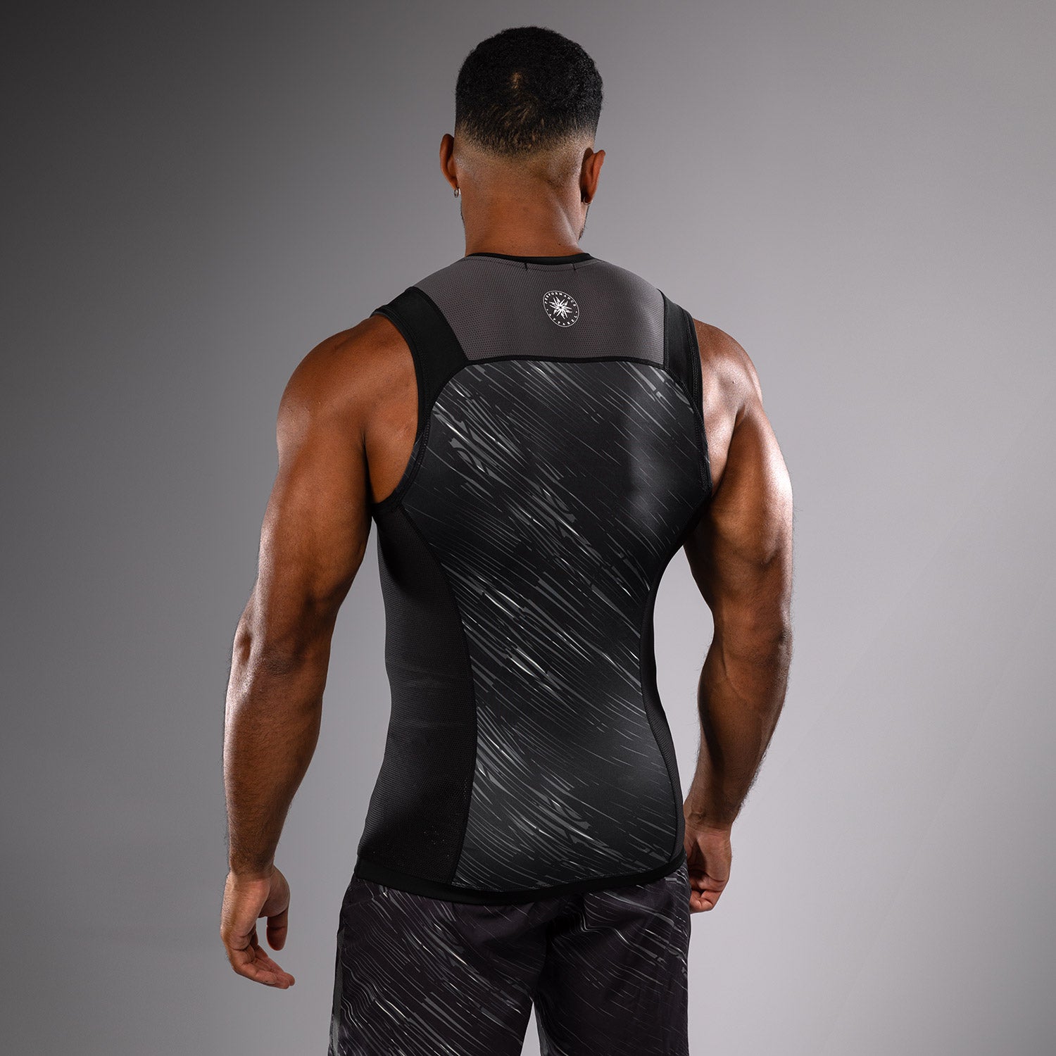 venum-rapid-rmelloses-rashguard-schwarz-sturmgrau image 3