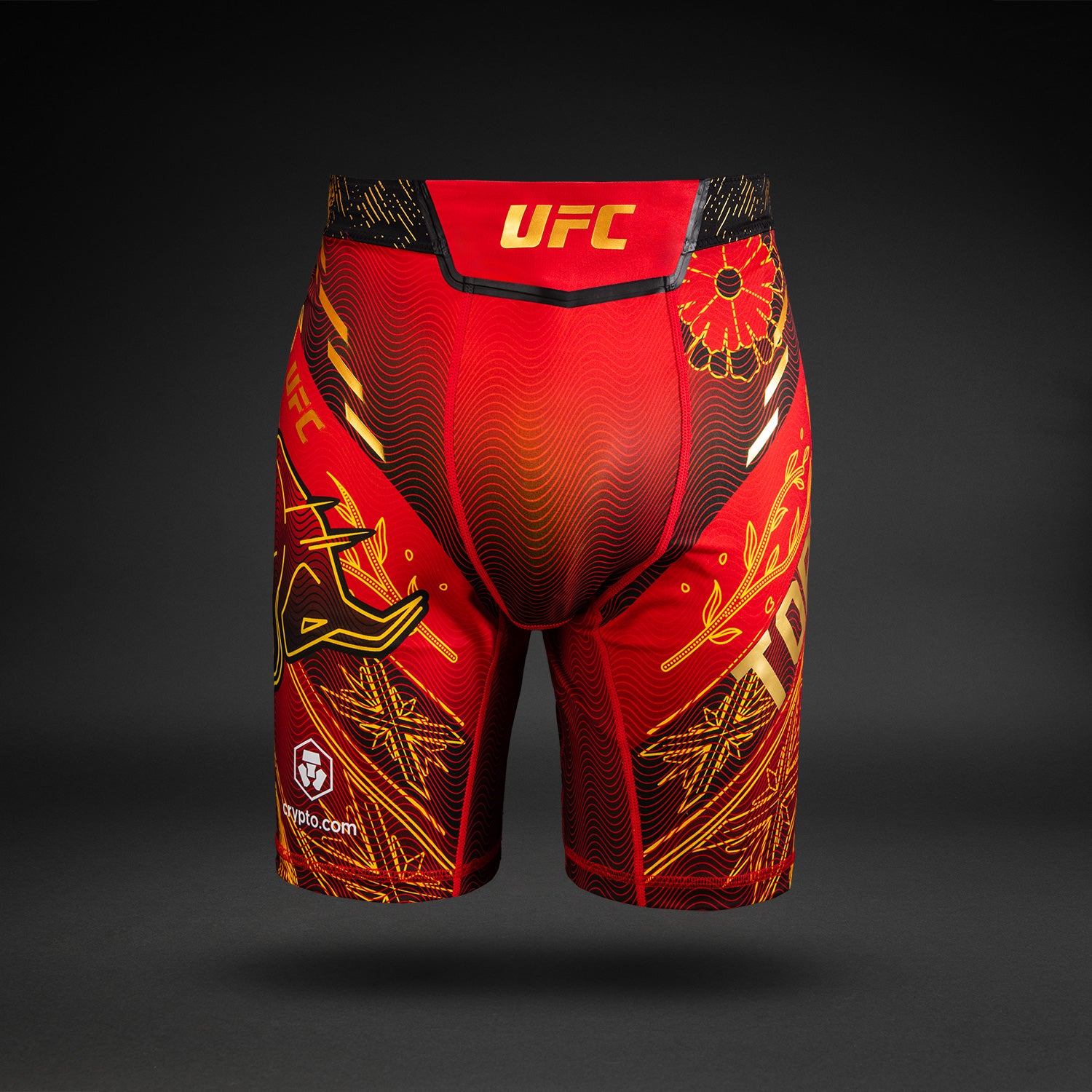 venum-ufc-unrivaled-by-venum-ilia-topuria-herren-vale-tudo-shorts-rot image 2