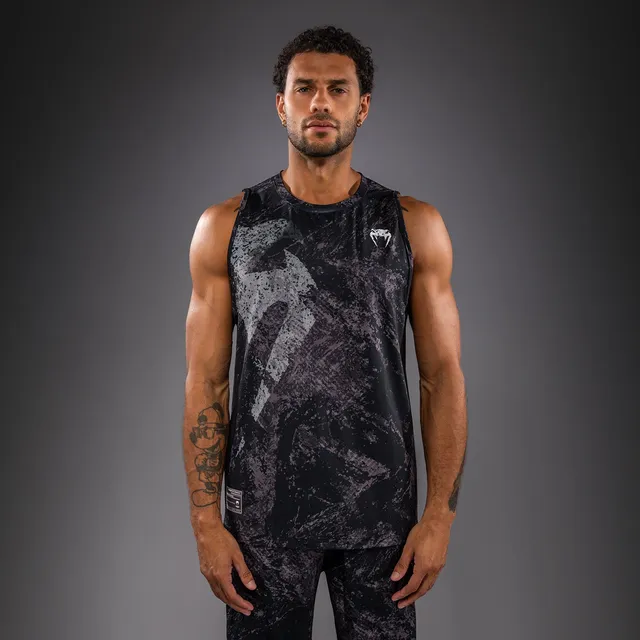 venum-rage-workout-dry-tech-tanktop-schwarz-grau-herren image 1