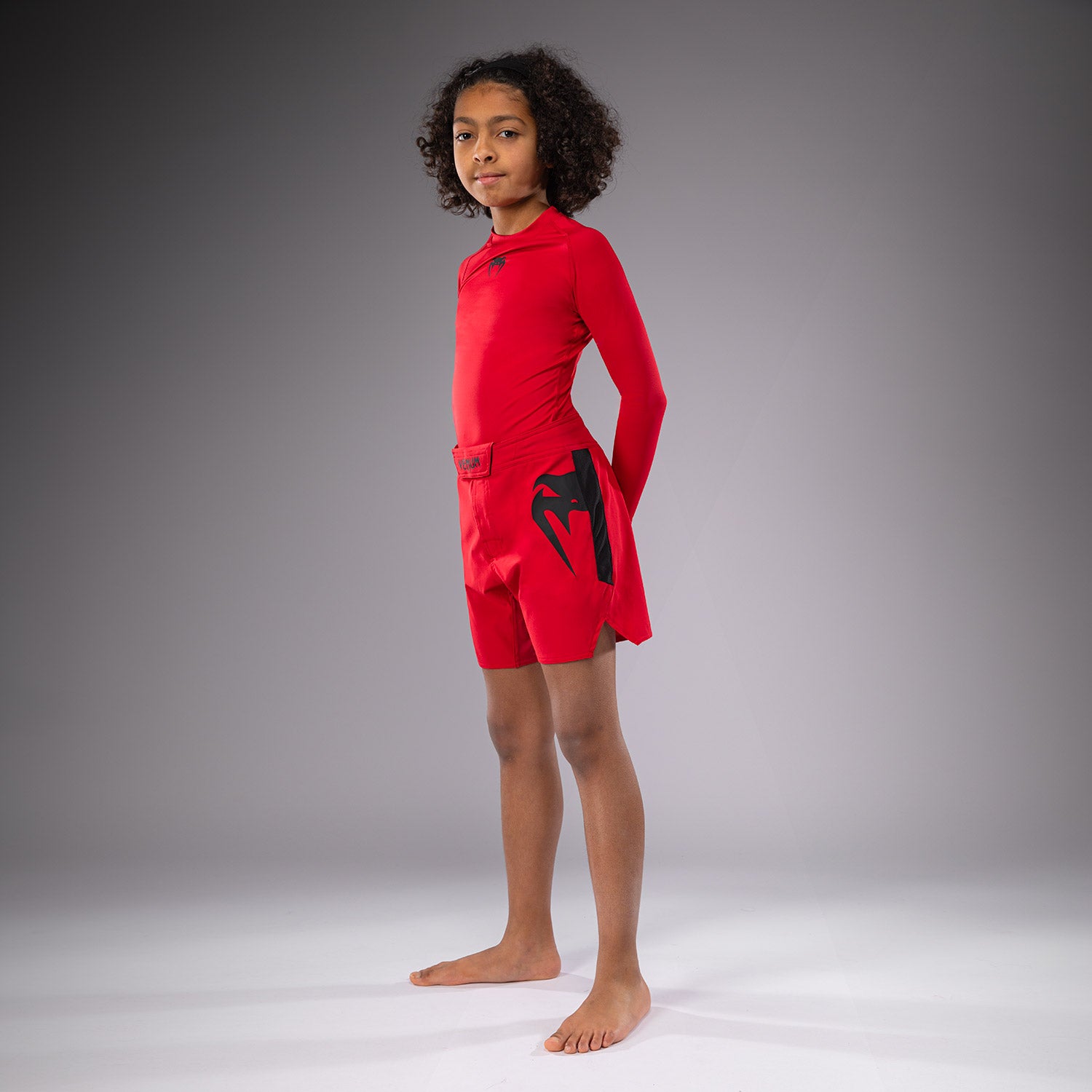 venum-light-kinder-fight-shorts-kirschrot image 6