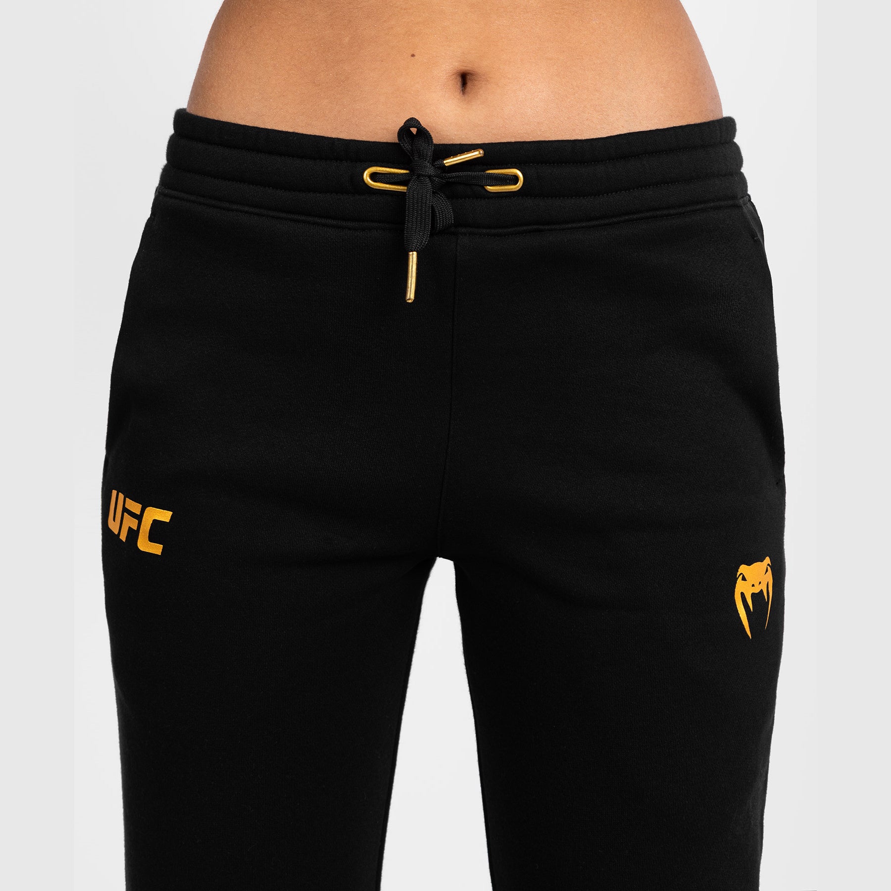 venum-ufc-adrenaline-by-venum-replica-champion-damen-jogginghose-schwarz-gold image 6