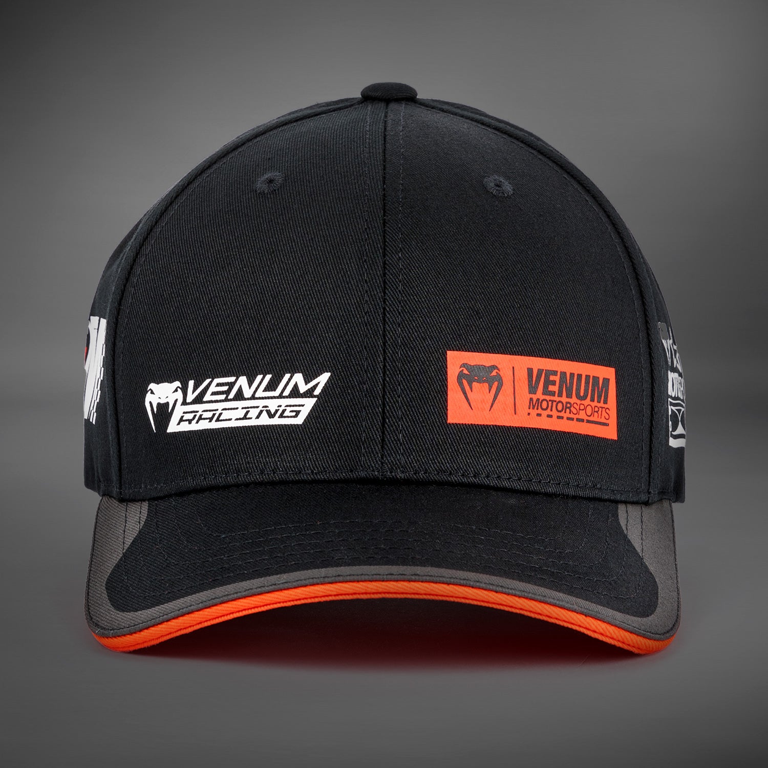 venum-motorsport-hut-tiefschwarz-snapback-cap image 2