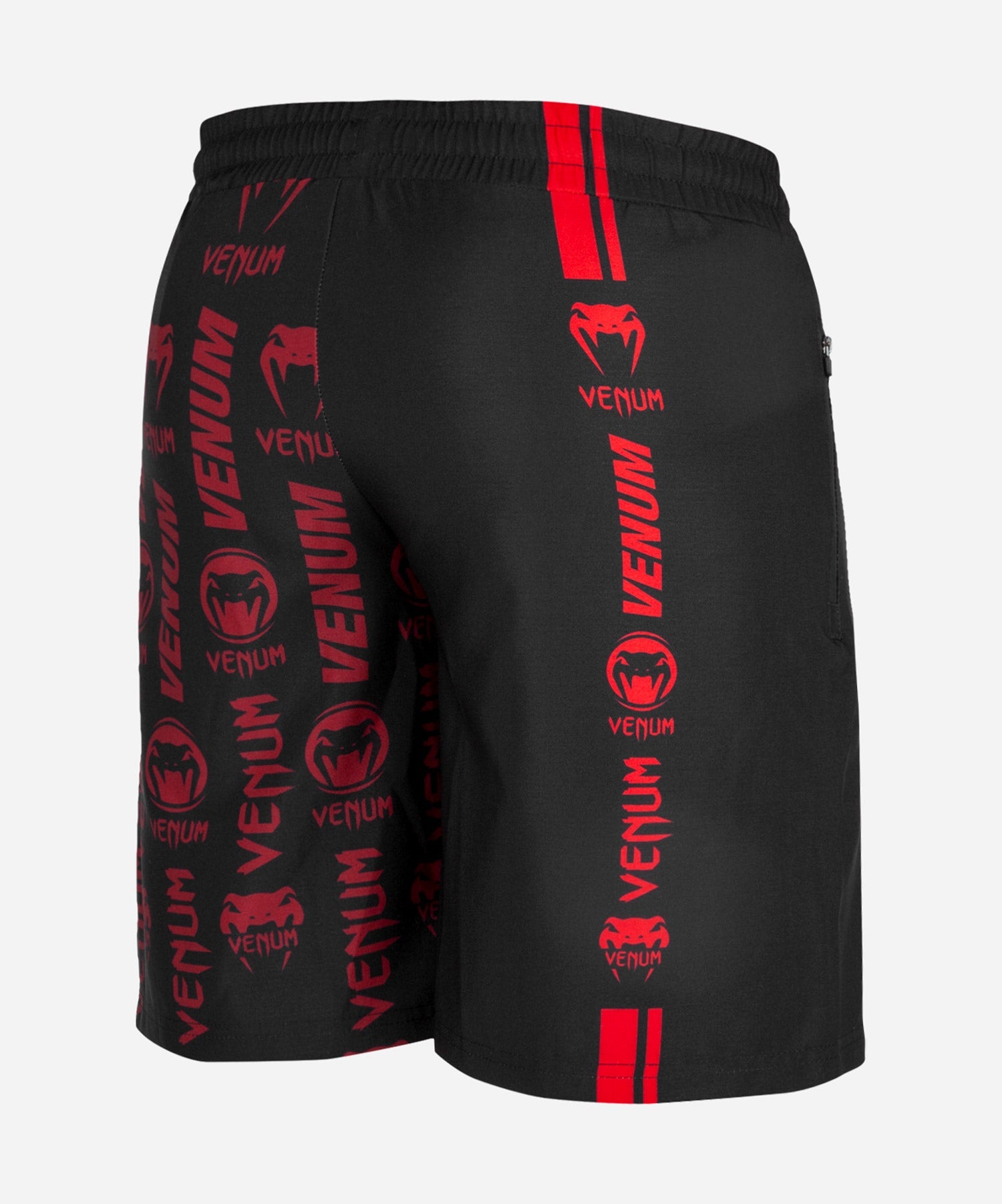 venum-logos-fitness-shorts-schwarz-rot-herren image 4