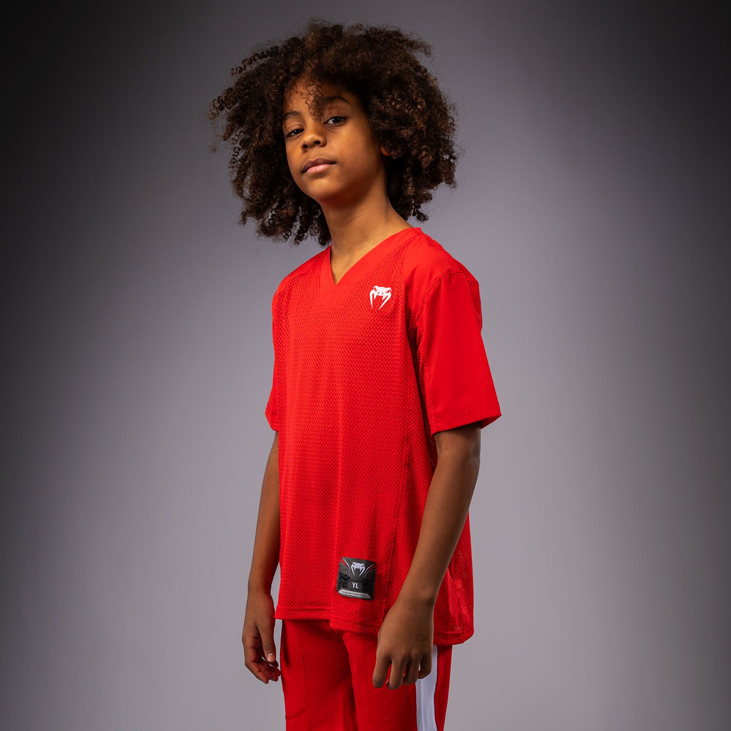 venum-elite-fu-ball-kurzarmtrikot-f-r-kinder-rot image 2