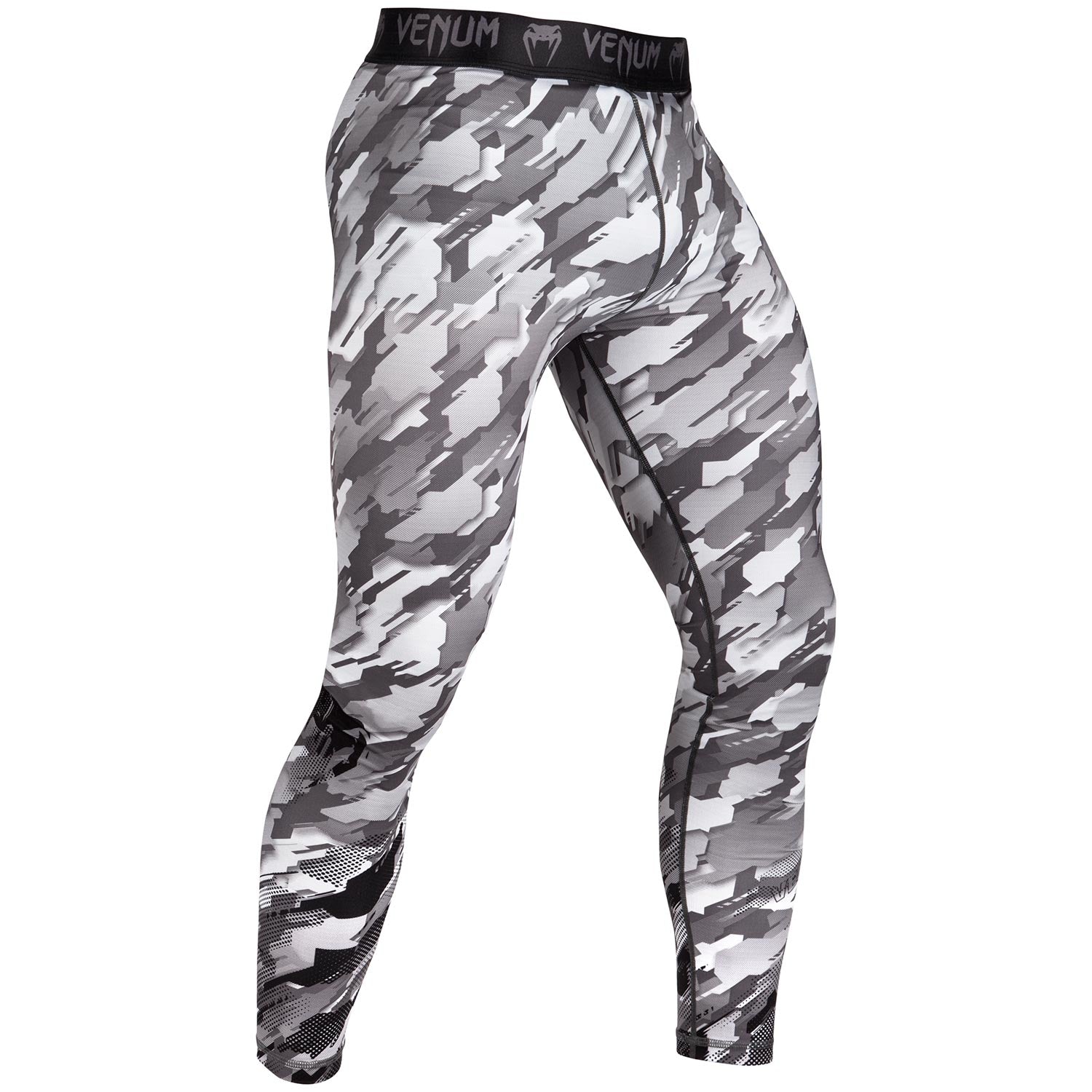 venum-tecmo-kompressionshose-grau-herren-compression-pants image 2