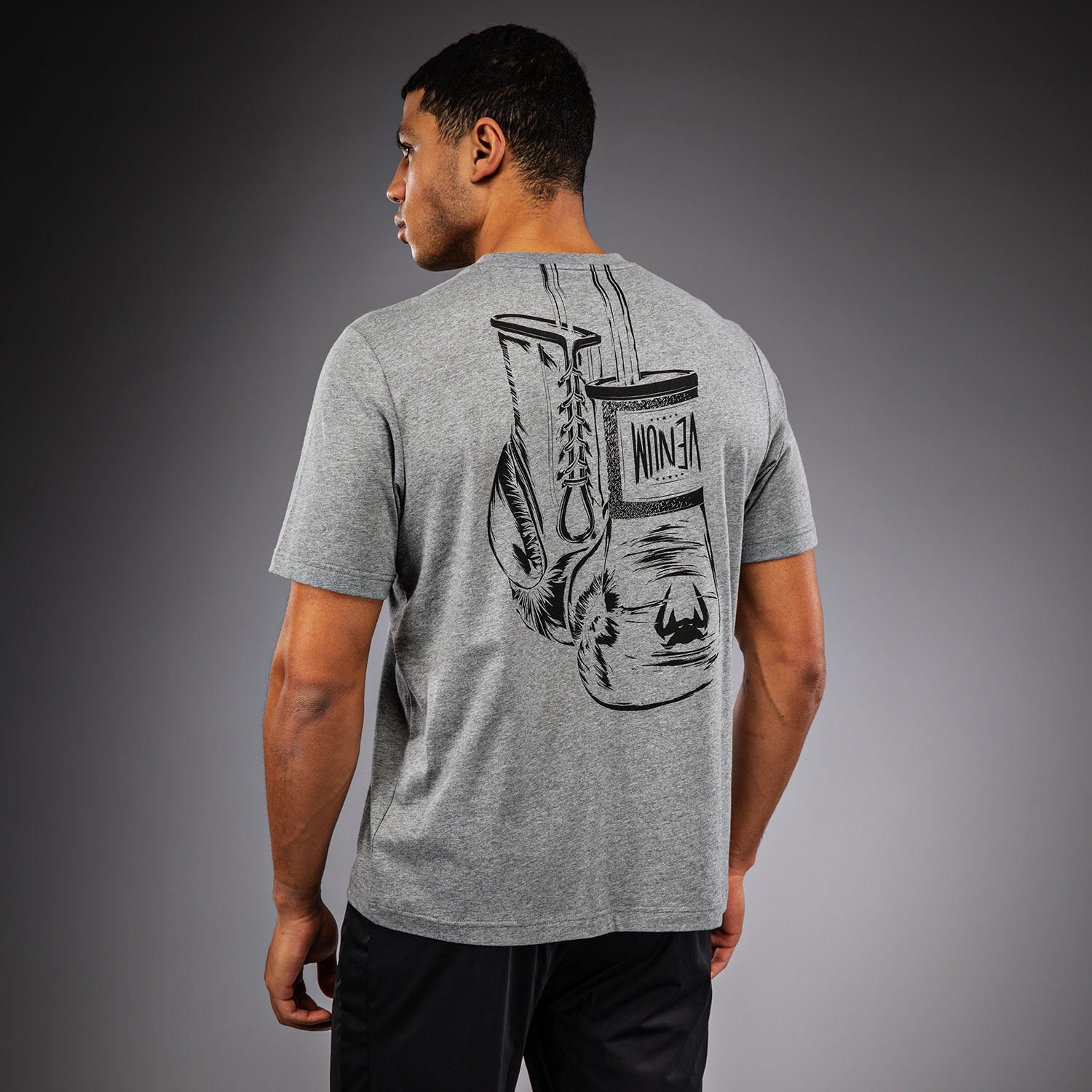 venum-fight-icon-t-shirt-baumwolle-herren-m-lange-grau image 3