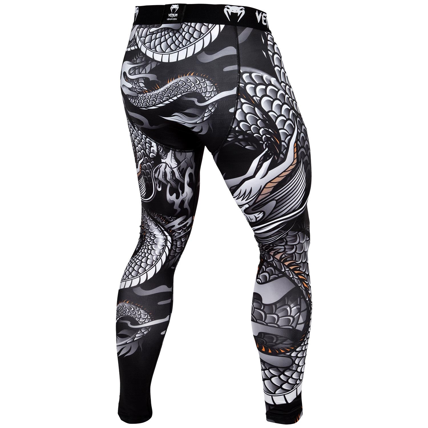 venum-dragon-s-flight-kompressionshose-schwarz-wei image 3