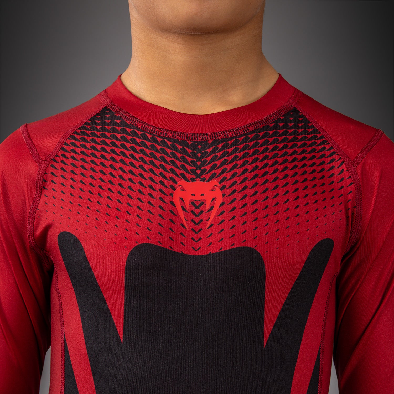 venum-attack-kurzarm-rashguard-kinder-schwarz-rot image 5