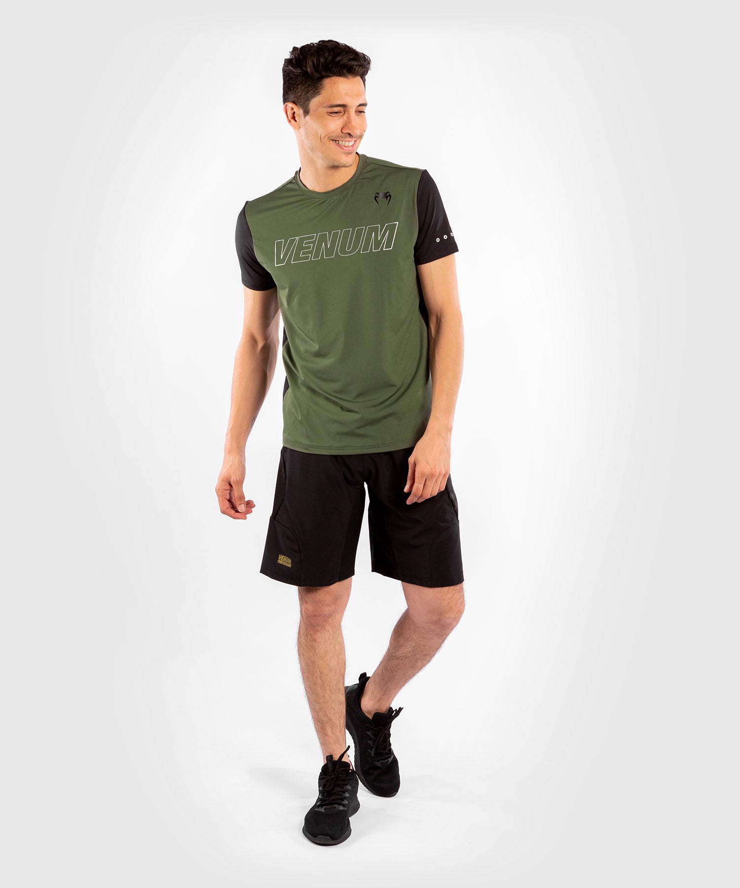 venum-classic-evo-dry-tech-t-shirt-khaki-silber image 8