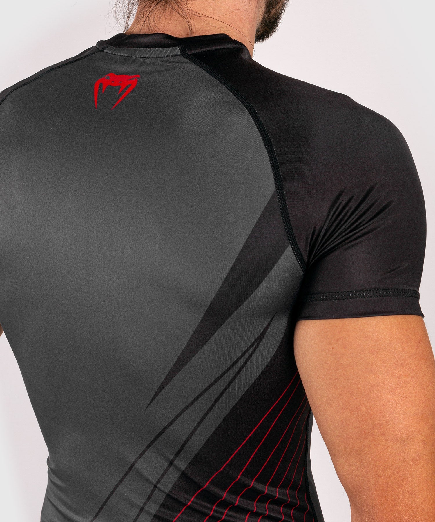 venum-contender-5-0-rashguard-kurzarm-herren-schwarz-rot image 8