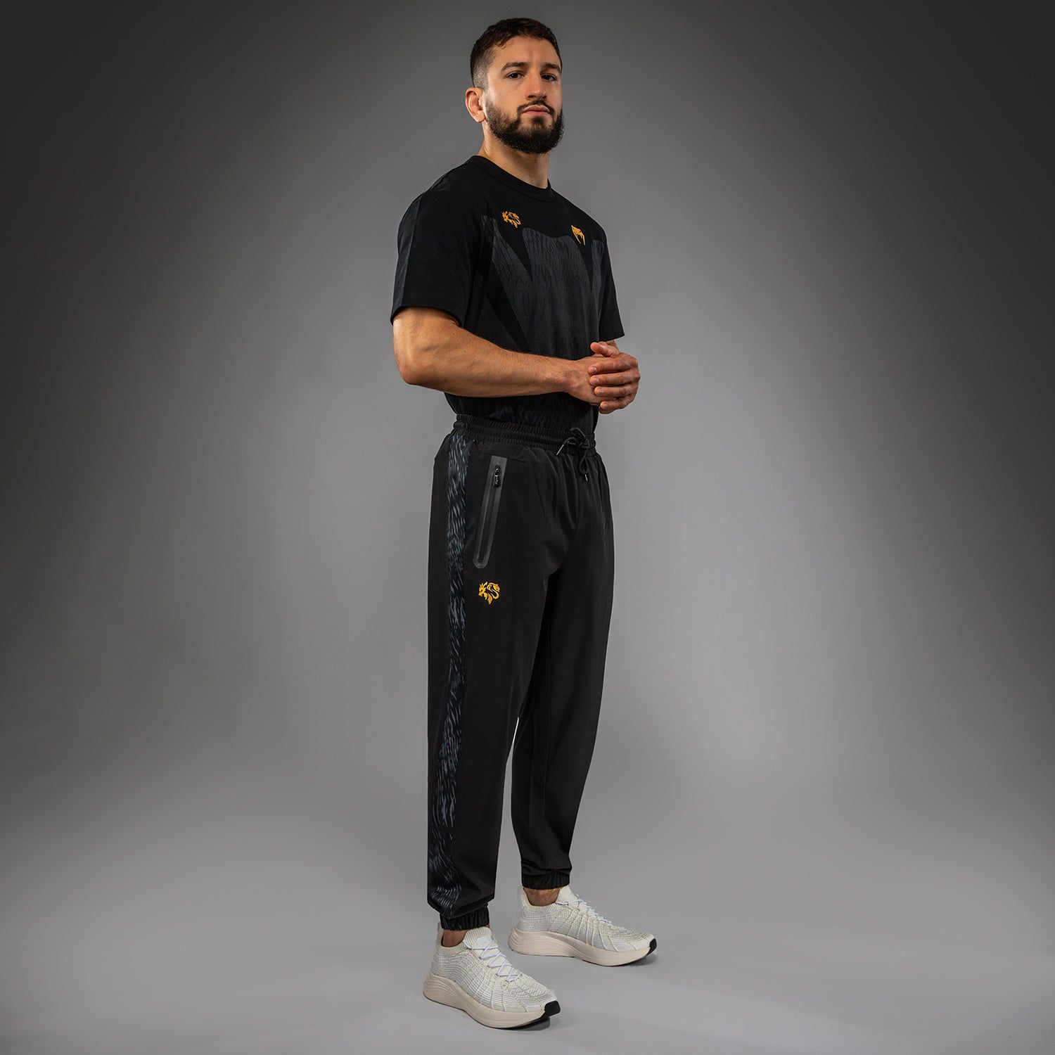 venum-x-chimaev-jogginghose-wild-borz-schwarz-grau image 6