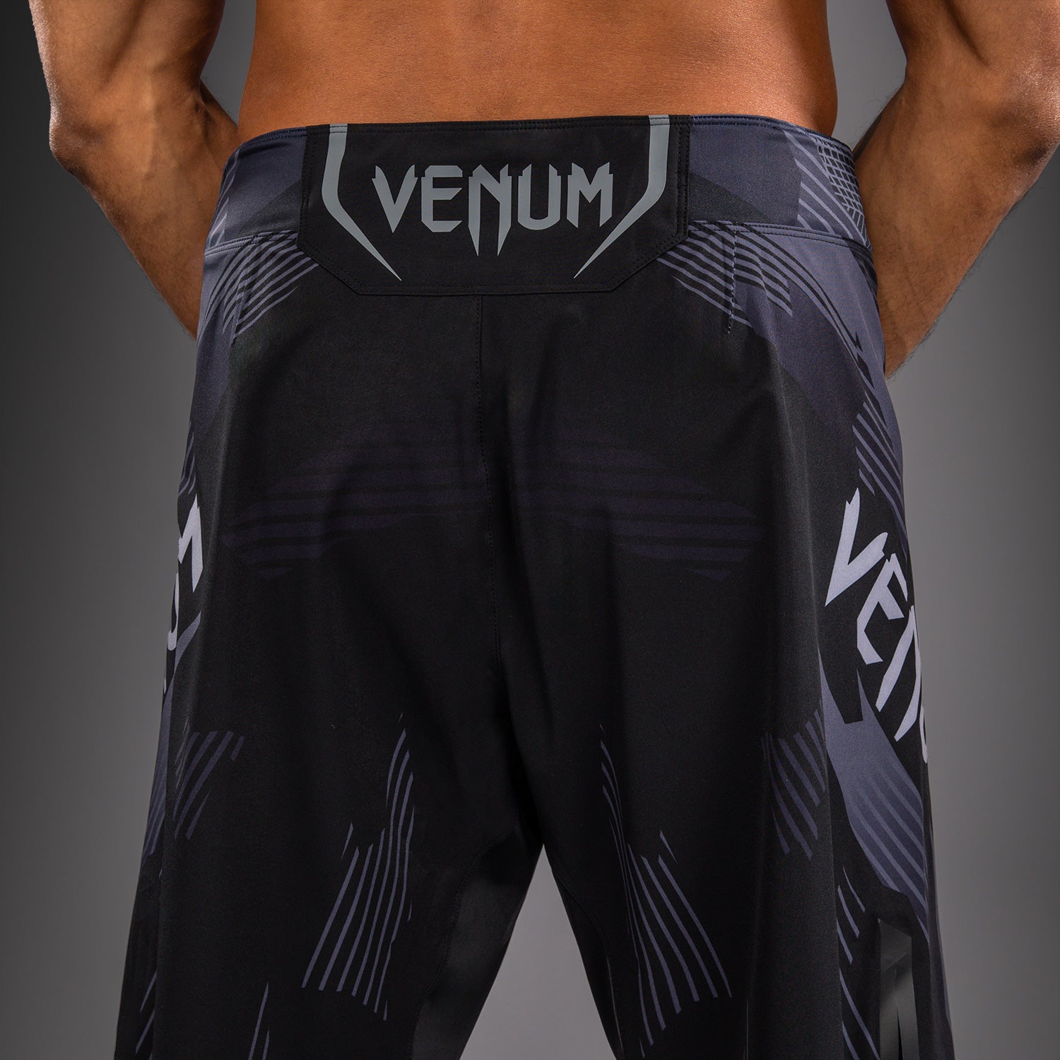 venum-no-gi-6-0-fightshorts-herren-schwarz-grau image 7