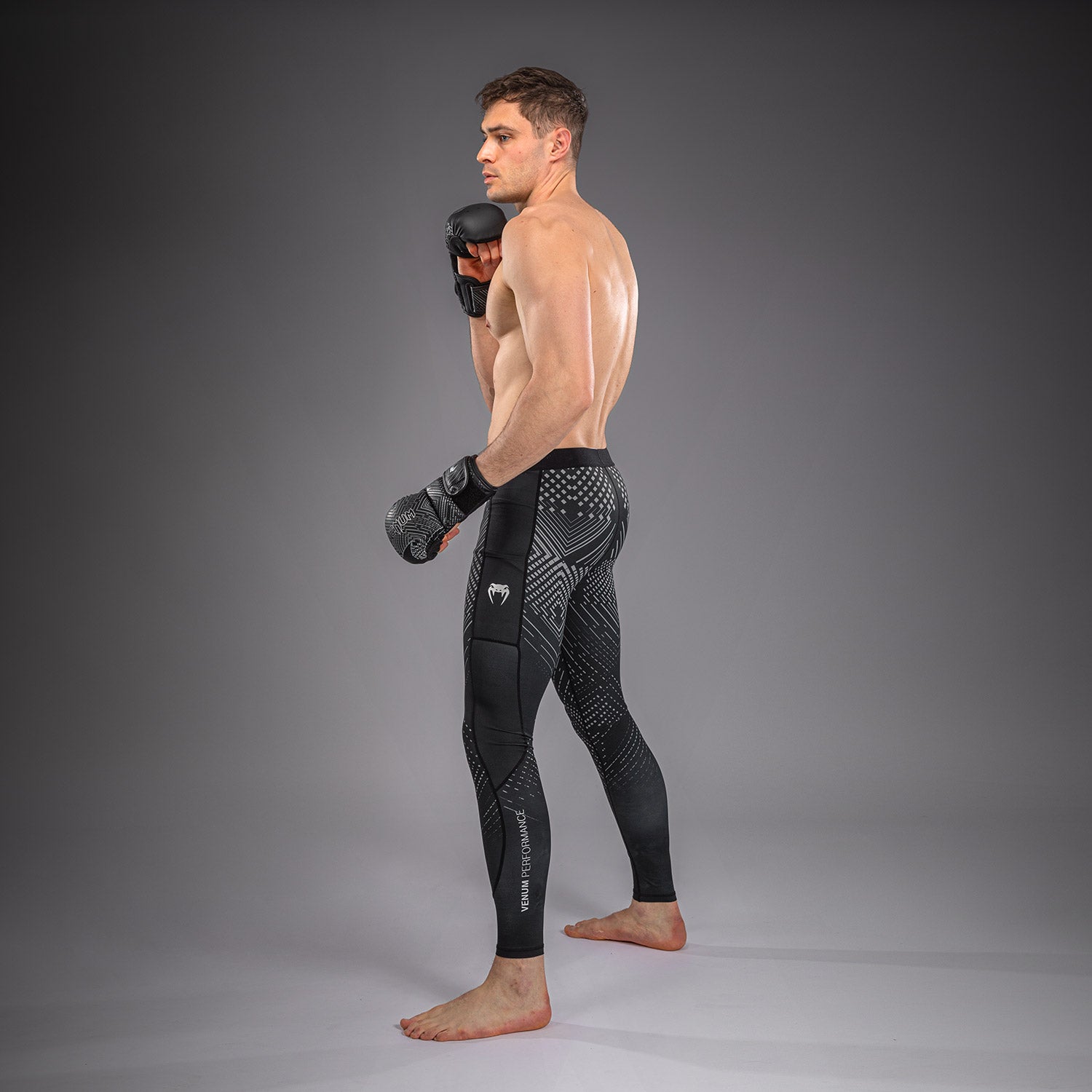 venum-midnight-fury-spats-mitternachtsblau-grau-silber image 2
