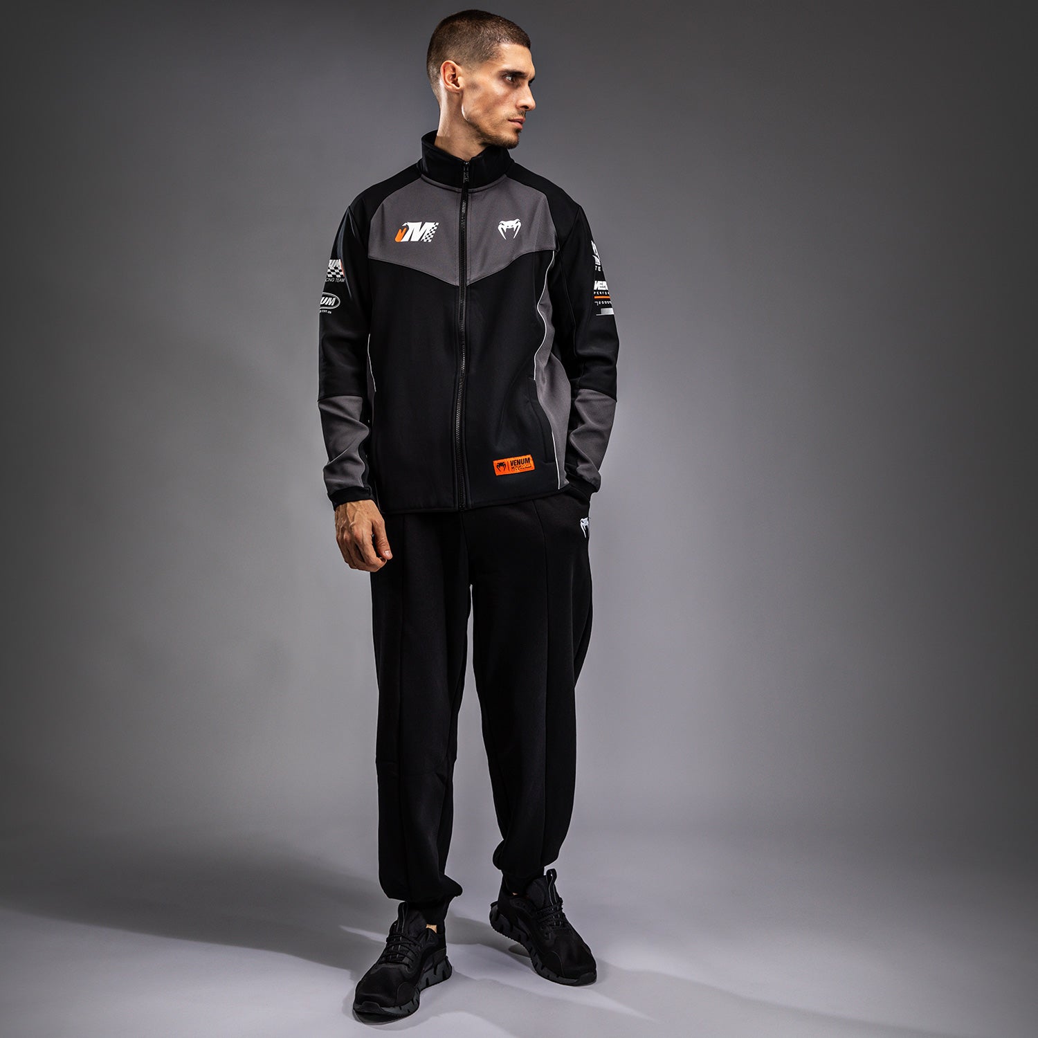 venum-motorsport-softshell-jacke-tiefschwarz image 3