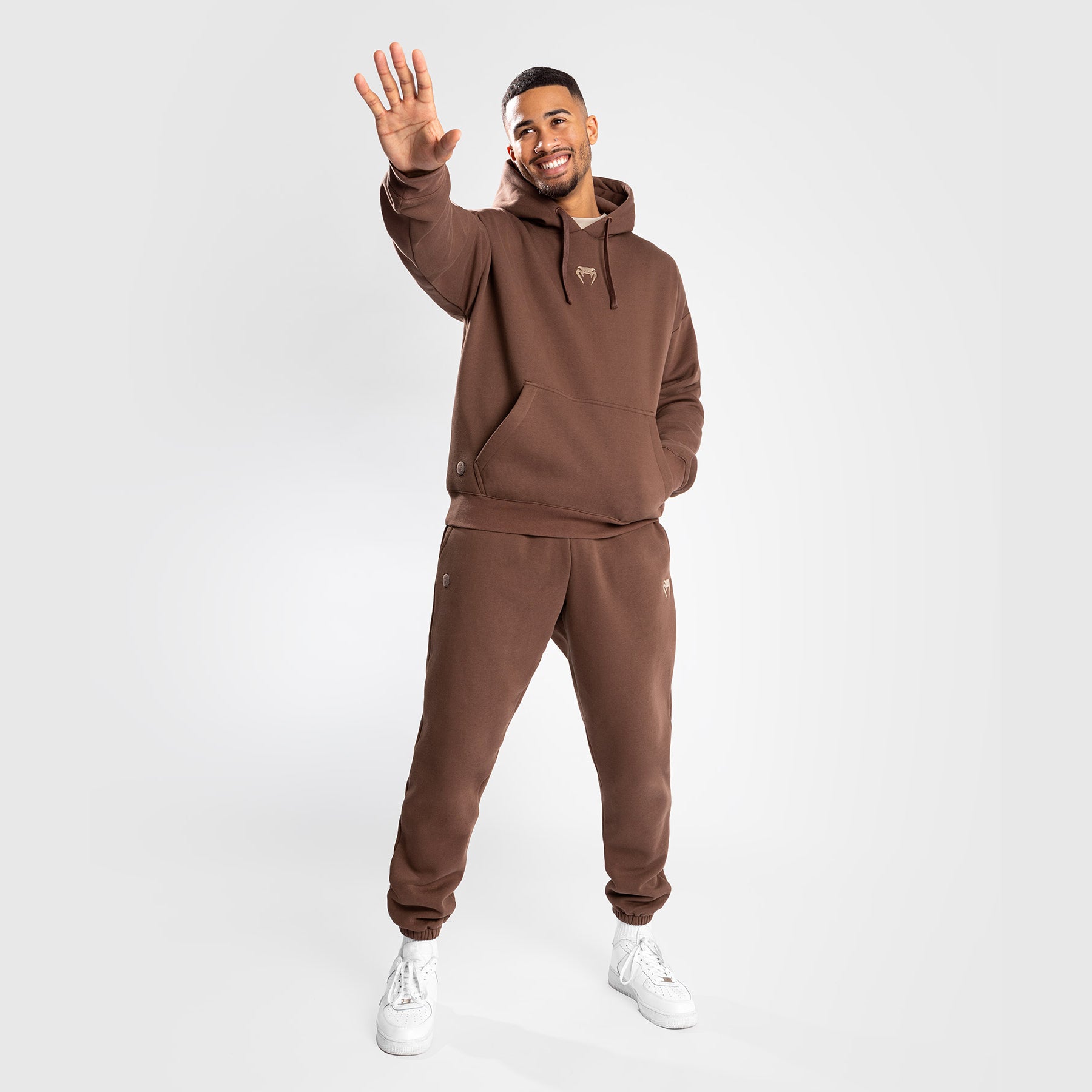 venum-vortex-xl-hoodie-mocha-braun-herren-oversize-hoodie image 5