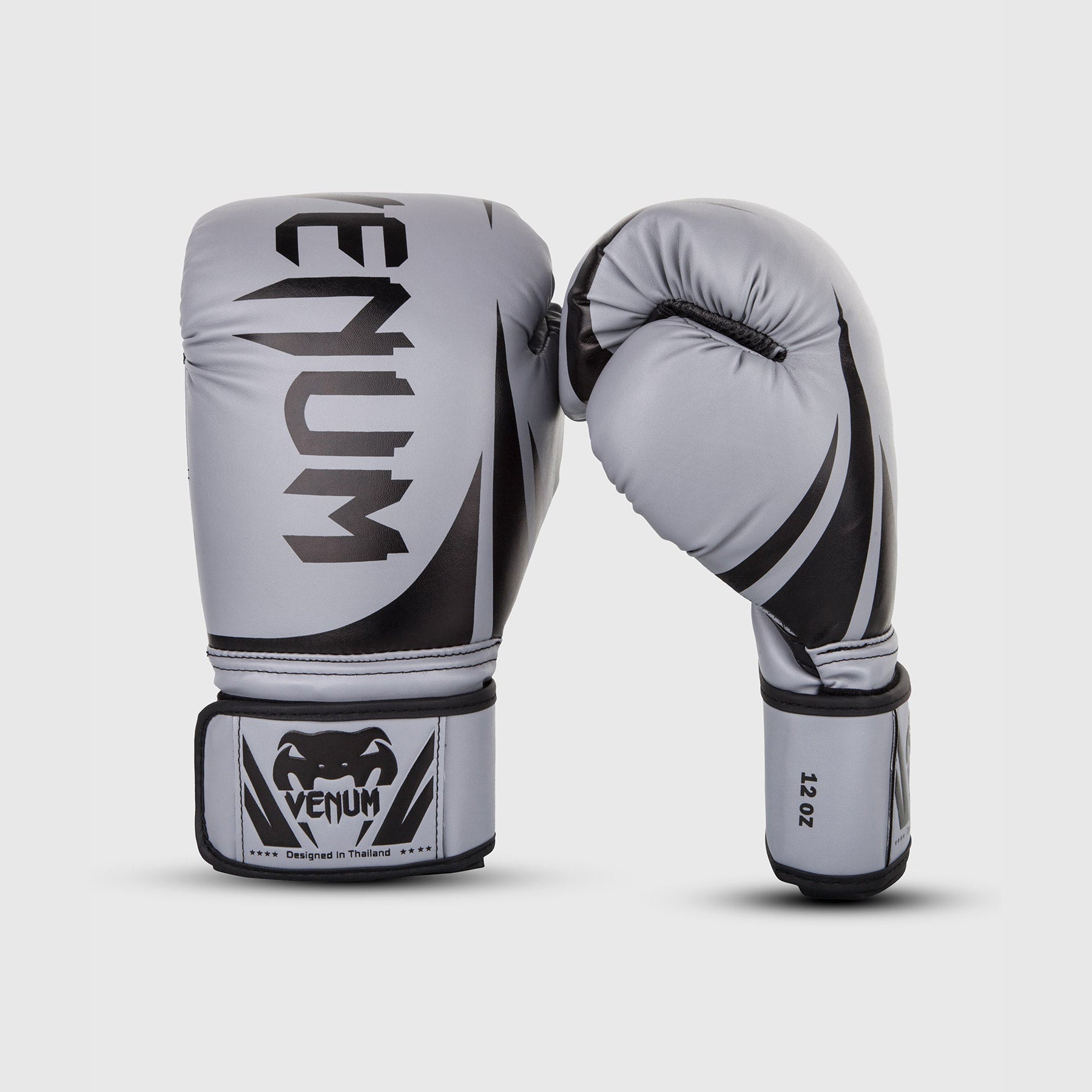 venum-challenger-2-0-boxhandschuhe-grau-schwarz image 1