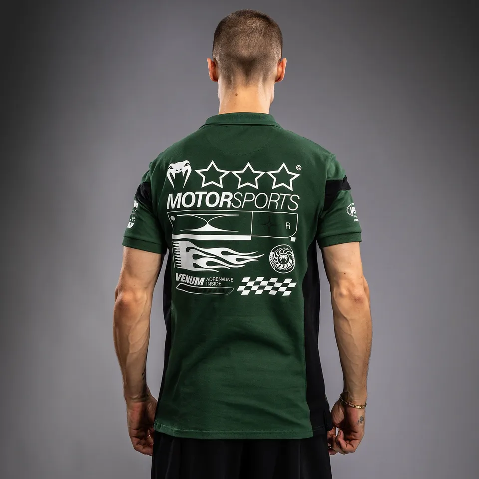 venum-motorsport-baumwollpolo-herren-tiefwald-gr-n image 1