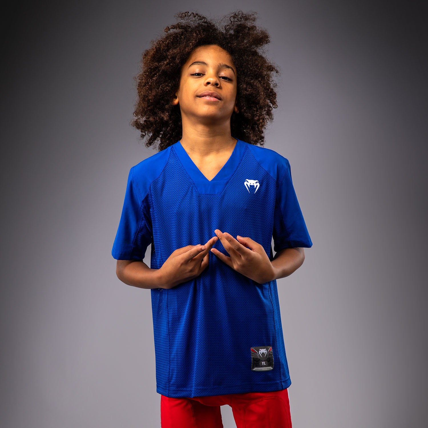 venum-elite-football-kurzarmtrikot-kinder-k-nigsblau image 5