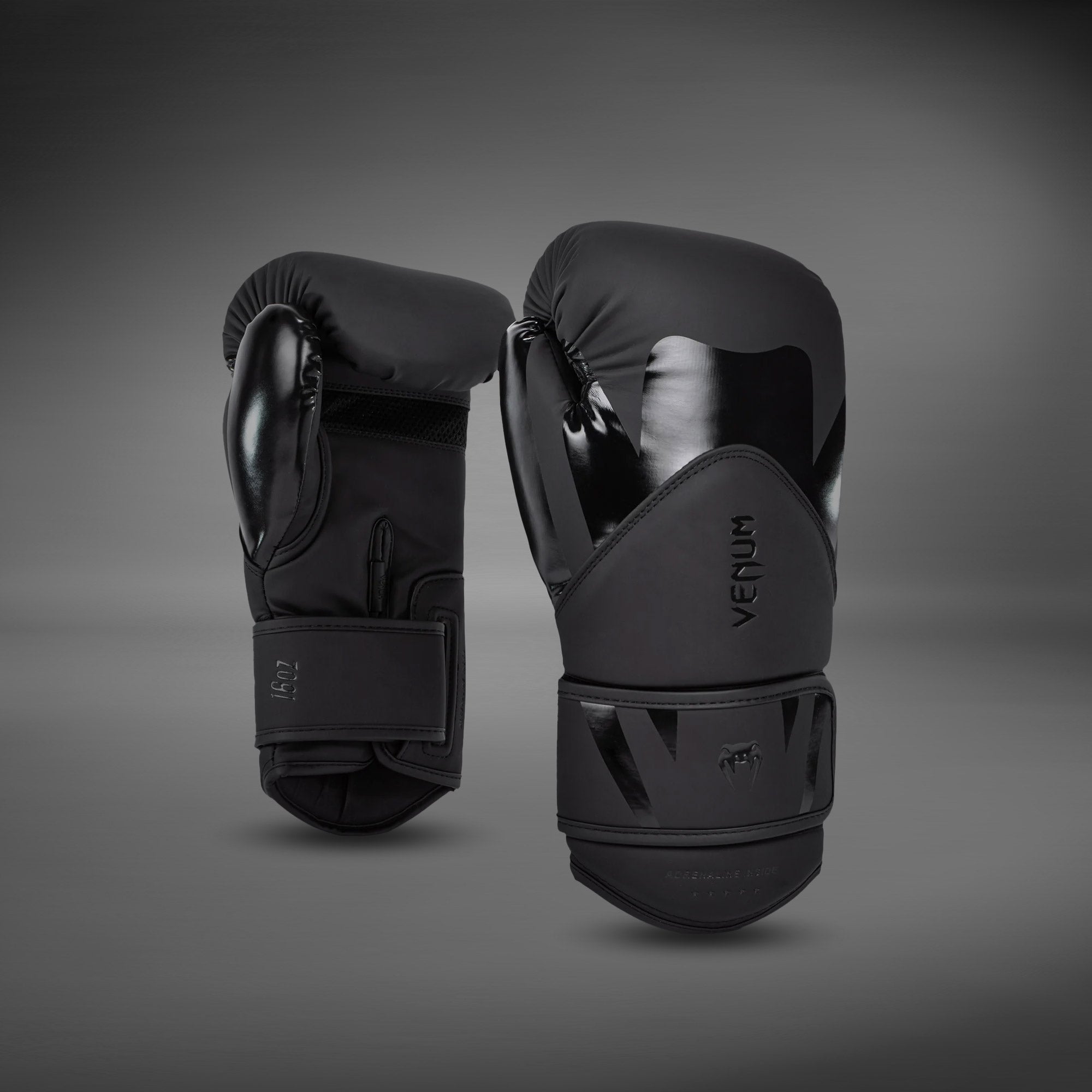venum-challenger-4-0-boxhandschuhe-schwarz-schwarz-kunstleder image 1